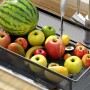 Etajeră multifuncțională din metal cu 3 rafturi și roți pivotante. Neagru– organizare eficientă și mobilă pentru orice spațiu