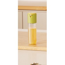 Pulverizator și dozator de ulei 2 în 1 din sticlă și PVC, 300 ml, verde, pentru pulverizare și turnare precisă, ideal pentru ulei, oțet și condimente lichide