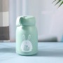 Sticlă Apă Copii 330 ml, Sticlă cu Husă Silicon Verde și Design Iepuraș – Anti-Scurgere și Sigură Sticlă Apă Copii 330 ml, Sticlă cu Husă Silicon Verde și Design Iepuraș – Anti-Scurgere și Sigură