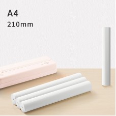 Set 4 role hârtie termică A4, 210 mm x 30 mm, 6,5 m pentru imprimantă termica –  pentru printuri clare și fiabile