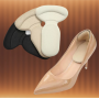 Set 3  perechi Branturi  cu pernite pentru pantofi, Protectie calcai, Prindere cu Adeziv, Bej