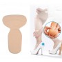 Set 3  perechi Branturi  cu pernite pentru pantofi, Protectie calcai, Prindere cu Adeziv, Bej