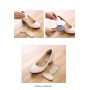Set 3  perechi Branturi  cu pernite pentru pantofi, Protectie calcai, Prindere cu Adeziv, Bej