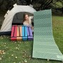 Saltea pliabilă de camping, 183x60x2 cm, izopren, 12 secțiuni, impermeabilă, ușoară.Portocaliu