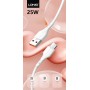 Cablu USB –Typ C, LDNIO, 25 W, 1m,  încărcare rapidă, alb.