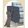 Covor de zgariat pentru pisici, protectie mobila, anti-zgarieturi, potrivit pentru diferite suprafete, material poliester, Negru, 100*40cm