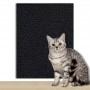 Covor de zgariat pentru pisici, protectie mobila, anti-zgarieturi, potrivit pentru diferite suprafete, material poliester, Negru, 100*40cm