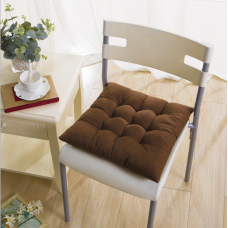 Pernă moale pentru scaun, 38*38 cm. Maro închis