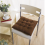 Pernă moale pentru scaun, 38*38 cm. Maro închis