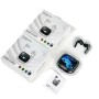 Căști Air Max True Wireless Bluetooth 5.4 – Ecran LCD Color Tactil, Reducere Zgomot, Autonomie Extinsă, Negru, Sport & Gaming