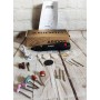 Mini-freză electrică ARIDOO, 27 accesorii, viteză reglabilă 5.000–20.000 rpm – pentru gravură, tăiere, șlefuire și polizare