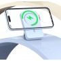 Powerbank MagSafe 10.000 mAh – încărcare wireless rapidă, suport integrat, compact și portabil. alb