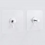 Set de 10 Carlige Autoadezive transparente, 6 cm x 6 cm – Fixare Ușoară Fără Deteriorarea Pereților