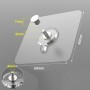 Set de 10 Carlige Autoadezive transparente, 6 cm x 6 cm – Fixare Ușoară Fără Deteriorarea Pereților