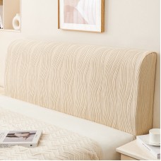 Husă Elastică pentru Tăblia Patului – Bej, 170-190 cm, Poliester, Protecție și Stil pentru Dormitor