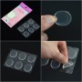 Set 6 mini talonete, tip pernite din silicon, 2,5 cm