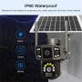 Cameră Supraveghere Solară 8MP, 4K – Dual Lens, PTZ 360°, Vedere Nocturnă Color, Detectare Umană AI, WiFi / 4G, IP66, Baterie 8000mAh, Fără Cabluri.