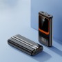Powerbank 20.000 mAh – 2 porturi USB, Type-C, Lightning, lanternă integrată, încărcare rapidă PD/QC. Negru Powerbank 20.000 mAh – 2 porturi USB, Type-C, Lightning, lanternă integrată, încărcare rapidă PD/QC. Negru