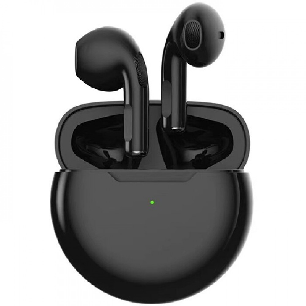Căști Wireless Pro6 TWS Bluetooth 5.0, Control Tactil, Sunet Stereo, Rezistente la Apă IPX7, cu Carcasă de Încărcare – Negru Căști Wireless Pro6 TWS Bluetooth 5.0, Control Tactil, Sunet Stereo, Rezistente la Apă IPX7, cu Carcasă de Încărcare – Negru