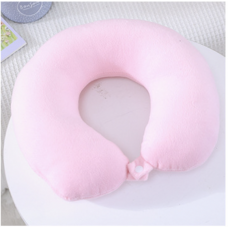 Pernă de Călătorie pentru Gât 30x30 cm, Culoare Roz – Confort în Orice Voia