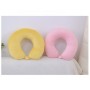 Pernă de Călătorie pentru Gât 30x30 cm, Culoare Roz – Confort în Orice Voia