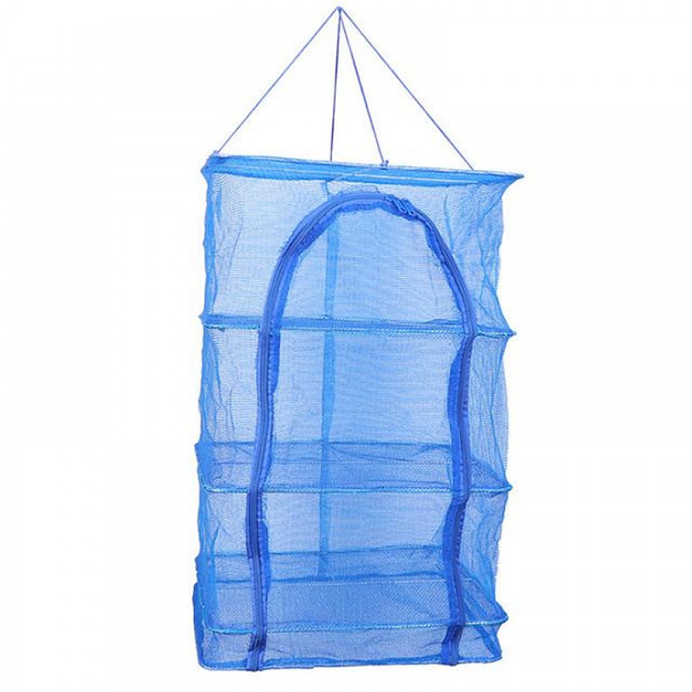 Plasa de Uscat Plante, Legume si Fructe, 3 Straturi 35*35*65 cm, Albastru Plasa de Uscat Plante, Legume si Fructe, 3 Straturi 35*35*65 cm, Albastru