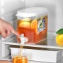 Dozator de băuturi cu robinet, 2,7L, din plastic, transparent