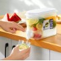 Dozator de băuturi cu robinet, 2,7L, din plastic, transparent