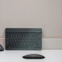 Tastatură Wireless Bluetooth Single Keyboard, Compatibilă cu PC, Laptop, Tabletă și Smartphone, Design Compact, Ergonomic, Culoare Negru