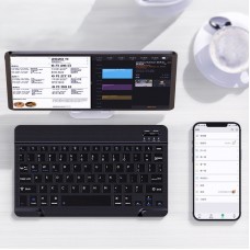Tastatură Wireless Bluetooth Single Keyboard, Compatibilă cu PC, Laptop, Tabletă și Smartphone, Design Compact, Ergonomic, Culoare Negru