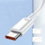 Cablu Type-C Power Delivery 100W / 10A, încărcare rapidă și transfer date, alb