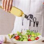 Set 3 Sticle cu Dozator pentru Ulei și Condimente Lichide, 500 ml, Sticlă