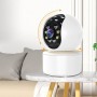 Camera de supraveghere Video CCTV,  WiFi, 128 GB, HD1080P, 2.4 G-5G, 2MP, Rotire 360°, Leduri Lumina, Senzor Miscare, Alb