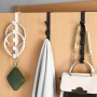 Set 2 umerașe pentru ușă, lungime 26,5 cm, 5 cârlige – economisește spațiu cu stil