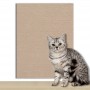 Covor de zgariat pentru pisici, protectie mobila, anti-zgarieturi, potrivit pentru diferite suprafete, material poliester, Crem, 100*40cm
