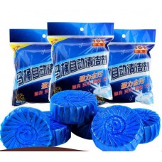 Odorizant toaleta, anticalcar si dezodorizant, Tablete pentru bazinul toaletei WC, Pastile parfumate pentru rezervor WC, albastru 10 buc/pachet