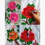 Set unelte broderie, Pix de broderie cu 3 ace ajustabile 1.3mm, 1.6mm, 2.2mm, plastic, 13x2cm