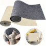 Covor de zgariat pentru pisici, protectie mobila, anti-zgarieturi, potrivit pentru diferite suprafete, material poliester, Alb, 100*40cm