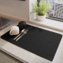 Covor de uscare pentru vase și tacâmuri, anti-alunecare, absorbant și cu uscare rapidă, 30*40 cm, Negru