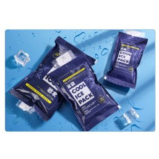 Set 10 pungi cu gheață de voiaj, reutilizabile, 200 ml, PE, pentru alimente, medical, lunch box