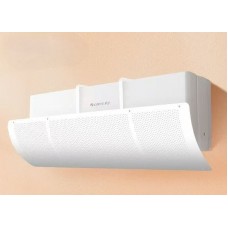 Deflector de aer reglabil pentru aer condiționat, din plastic, 40–82,2 cm, alb