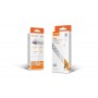 Cablu USB – Lightning LDNIO, 25 W, 1m, pentru iPhone 5–14, încărcare rapidă, alb.
