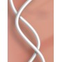 Cablu USB – Lightning LDNIO, 25 W, 1m, pentru iPhone 5–14, încărcare rapidă, alb.