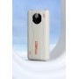 Powerbank 10000mAh, 4 x USB, Încărcare Rapidă 22.5W, QC3.0, Cu LED-uri, Roz pal