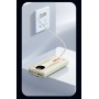 Powerbank 10000mAh, 4 x USB, Încărcare Rapidă 22.5W, QC3.0, Cu LED-uri, Roz pal