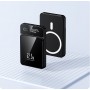 Powerbank stilat cu MagSafe – 5000 mAh, încărcare wireless 15W, design compact. Negru