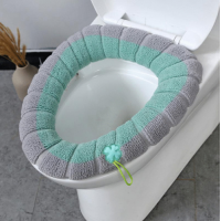 Husă verde pentru capacul de toaletă, diametru 31 cm – confort și stil pentru baia ta