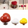Buton in forma de inima pentru vas de toaleta, multifunctionale, galben. Set 3 buc
