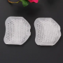 Set de 2 Protectoare din silicon pentru picioare cu separator pentru degete –  mărime universală, alb