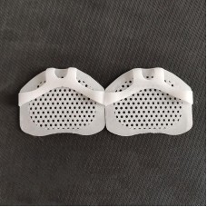 Set de 2 Protectoare din silicon pentru picioare cu separator pentru degete –  mărime universală, alb
